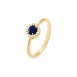Anel Ouro 18K Formatura Chuveiro