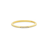Anel Noivado Duo Ouro 18K