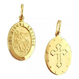 Medalha São Miguel Ouro 18K Pequena